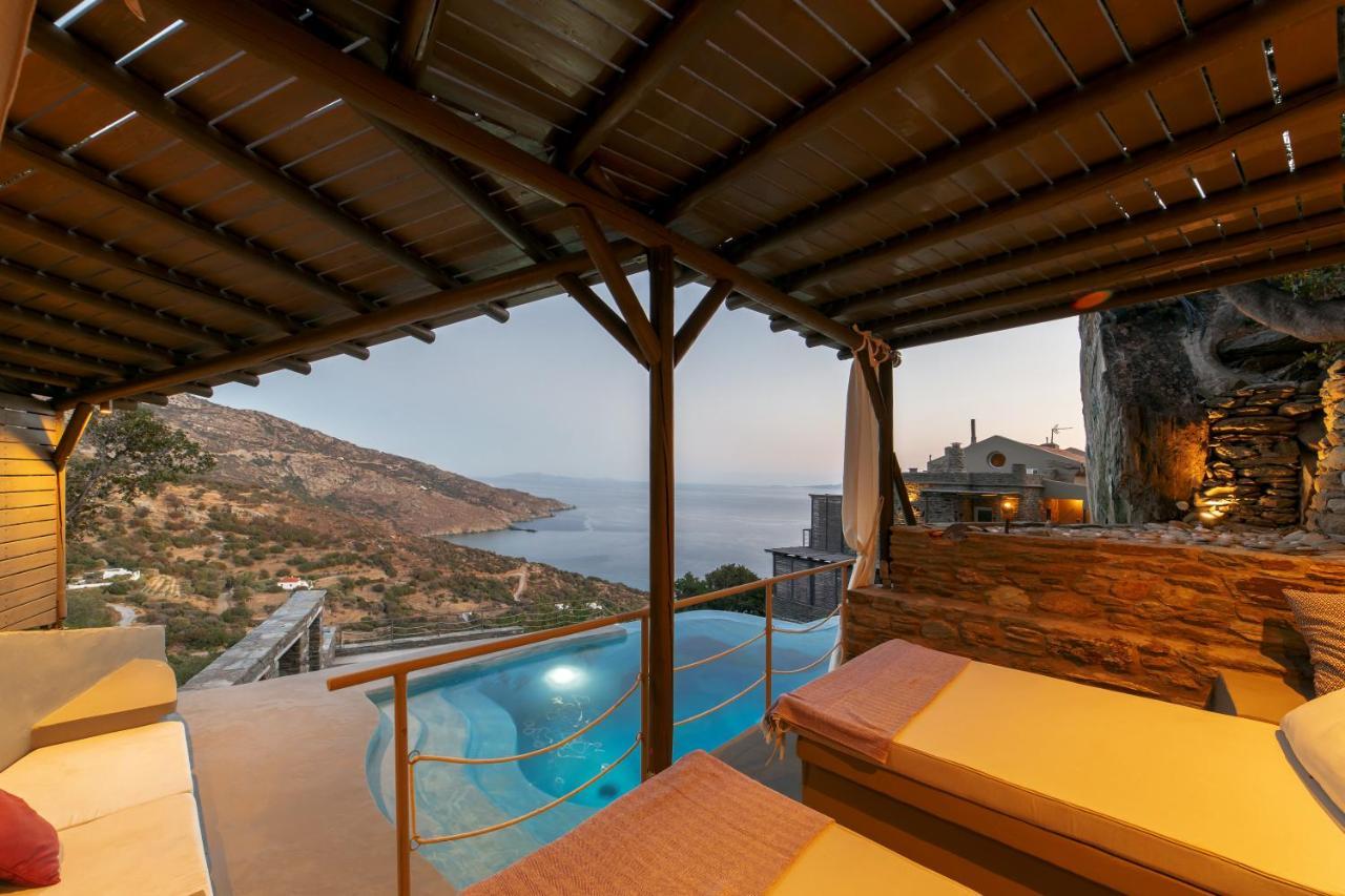 Aegean Castle Andros - Adults Only Aparthotel Agia Eleousa Ngoại thất bức ảnh