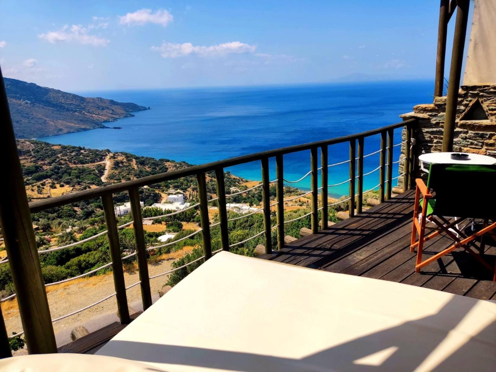 Aegean Castle Andros - Adults Only Aparthotel Agia Eleousa Ngoại thất bức ảnh
