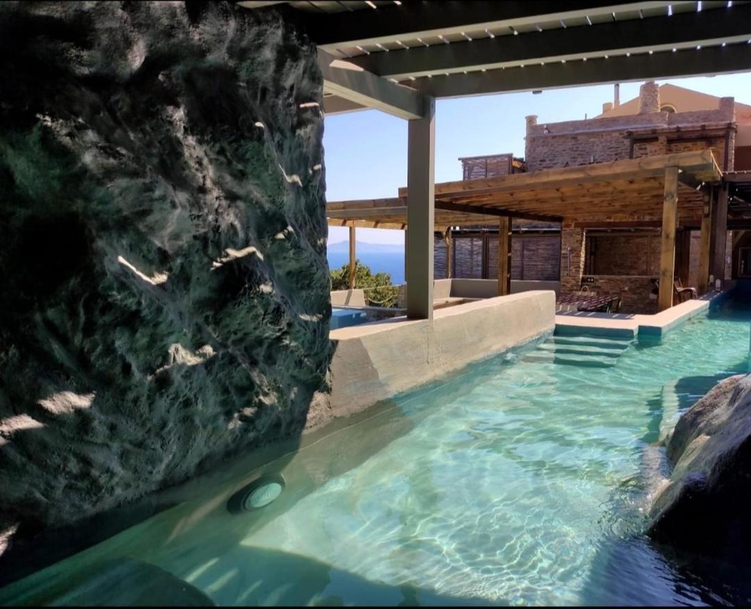 Aegean Castle Andros - Adults Only Aparthotel Agia Eleousa Ngoại thất bức ảnh