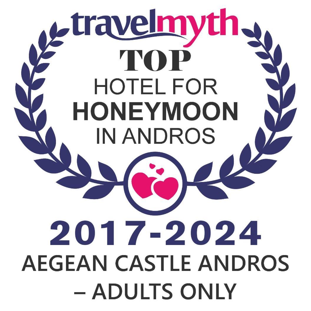 Aegean Castle Andros - Adults Only Aparthotel Agia Eleousa Ngoại thất bức ảnh