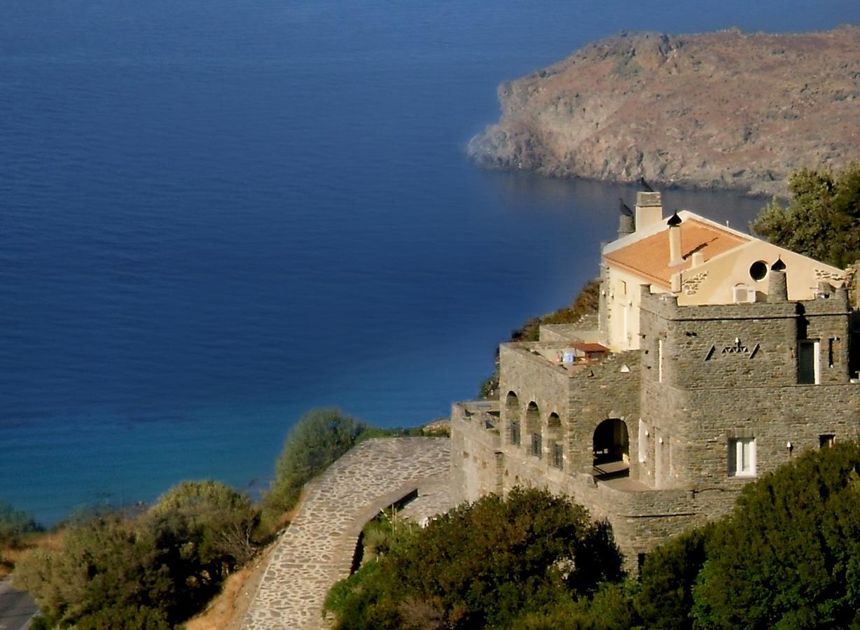 Aegean Castle Andros - Adults Only Aparthotel Agia Eleousa Ngoại thất bức ảnh