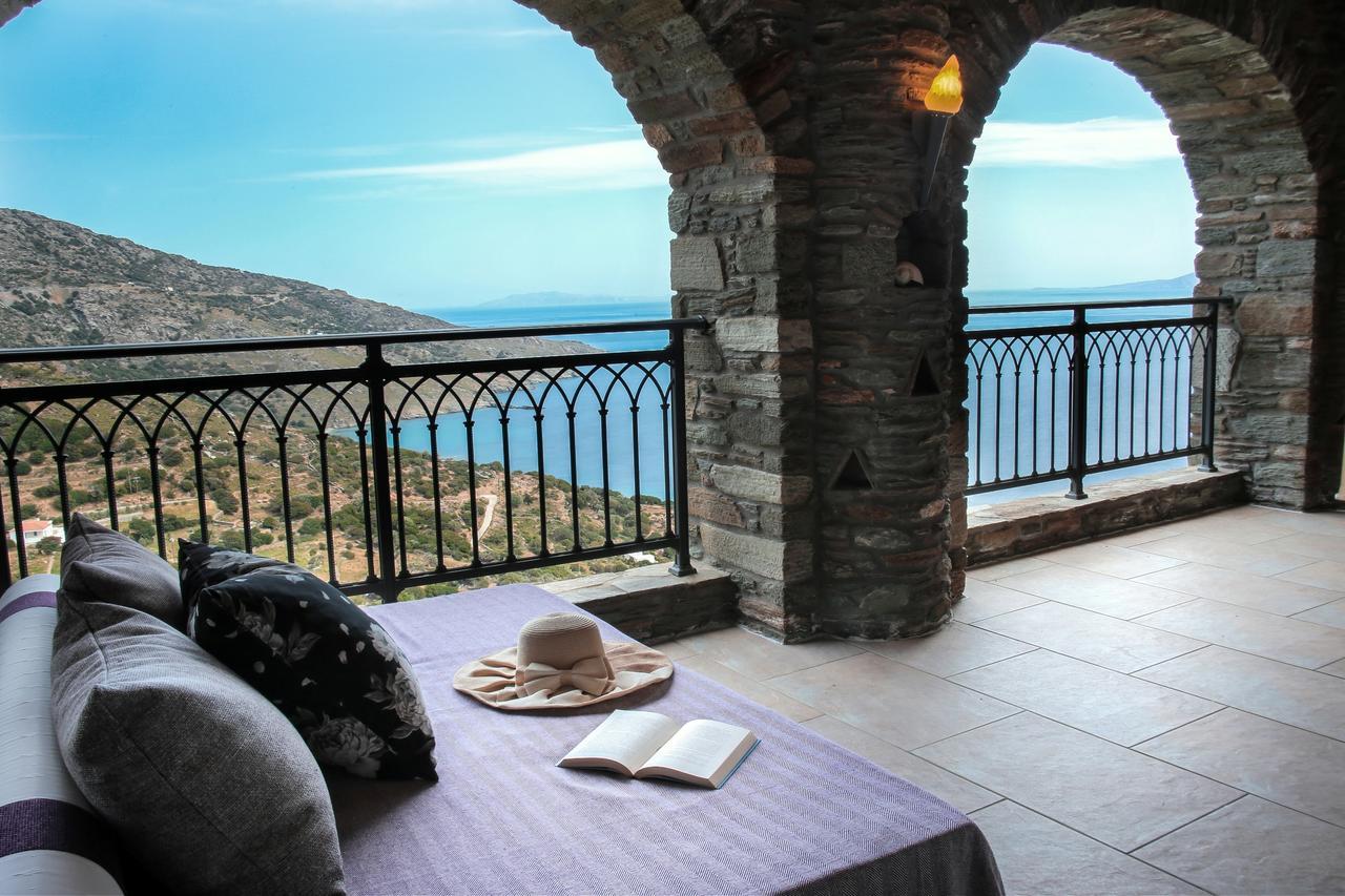 Aegean Castle Andros - Adults Only Aparthotel Agia Eleousa Ngoại thất bức ảnh