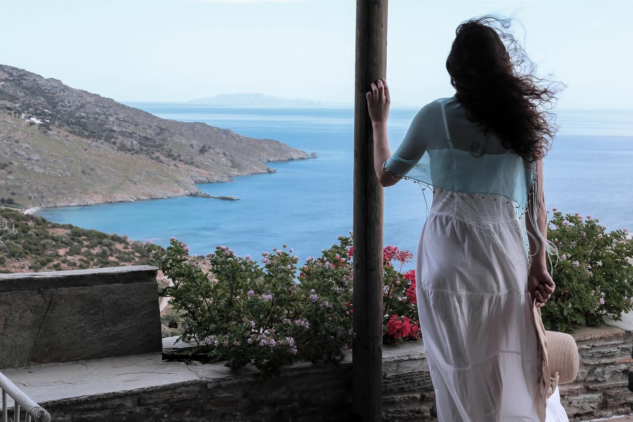 Aegean Castle Andros - Adults Only Aparthotel Agia Eleousa Ngoại thất bức ảnh